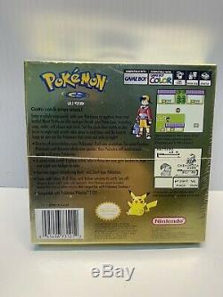 La Nouvelle Version Pokémon Gold (nintendo Gameboy Color) Rare Scellé En Usine H Seam