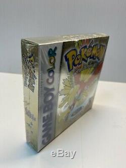 La Nouvelle Version Pokémon Gold (nintendo Gameboy Color) Rare Scellé En Usine H Seam