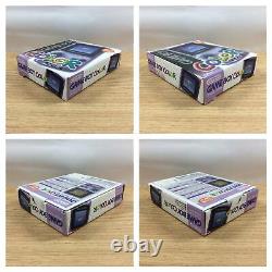 La4652 Gameboy Color Clear Purple Boxed Game Boy Console Japon