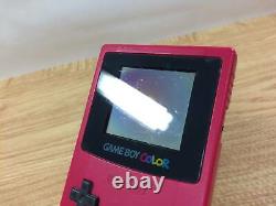 La7234 Plz Lire L'article Condi Gameboy Couleur Rouge Jeu Garçon Console Japon