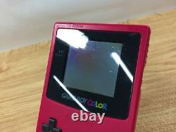 La7234 Plz Lire L'article Condi Gameboy Couleur Rouge Jeu Garçon Console Japon