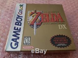 Legend Of Awakening DX De Zelda Link (gameboy Color) Nouveau Holostrip Scellé 1er Run