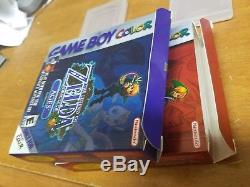 Legend Of Zelda Oracle De Seasons & Ages Nintendo Game Boy Couleur