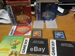 Legend Of Zelda Oracle De Seasons & Ages Nintendo Game Boy Couleur