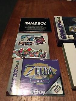 Legend Of Zelda Oracle Des Ages + Seasons Game Boy Color Jeux Complets Dans La Boîte