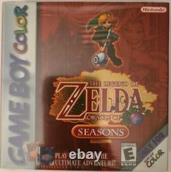 Legend Of Zelda Oracle Of Ages / Seasons Gameboy Color Mint / Sealed