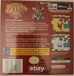 Legend Of Zelda Oracle Of Ages / Seasons Gameboy Color Mint / Sealed