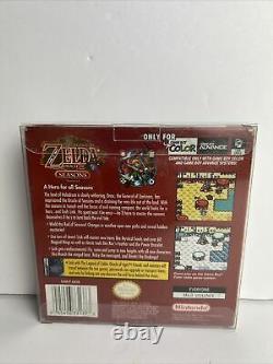 Légende De Zelda Oracle Of Seasons Game Boy Color, 2001 Complete In Box Cib