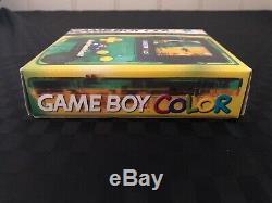 Limited Edition Nintendo Gameboy Color Ozzie Or Et Vert Neotones Complet