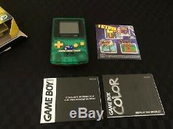 Limited Edition Nintendo Gameboy Color Ozzie Or Et Vert Neotones Complet