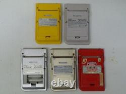 Lot 10 Nintendo Gameboy Pocket Gbp Console Couleur Aléatoire Junk Japonais Pour Pièces