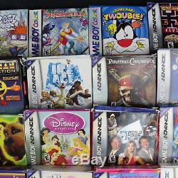 Lot 32 Nintendo Game Boy Advance Gba Et Couleur Gbc Jeux Cb Avecbox & Cib Avecmanuel