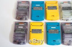 Lot De 10 Console Nintendo Game Boy Color Console Gameboy Jp Import Travail Nouvel Écran