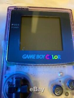 Lot De 2 Nintendo Game Boy Color Systems Violet Atomic Games Voir Description +8