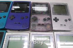 Lot De 6 Pièces Nintendo Game Boy Color Et 4 Poches Parts / Repair