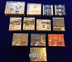 Lot De Différentes Générations De Systèmes Nintendo Gameboy GB Color Advance Sp Etc