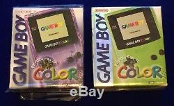 Lot De Différentes Générations De Systèmes Nintendo Gameboy GB Color Advance Sp Etc