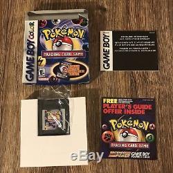 Lot De Nintendo Game Boy Couleur Pokemon Red Pickachu Bleu Or Cib Testé Travail