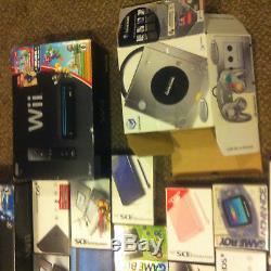 Lot De Nintendo Wii Gamecube Gameboy Couleur 3ds XL Dsi Vide Boîte Ds Lite