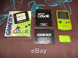 Lot Exceptionnel De 6 Consoles Couleur Game Boy Nintendo Complète Tbe