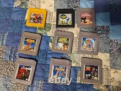 Lot Gameboy Couleur, Pocket, & Advance Sp Bleu Avec 31 Jeux (gba & Pokemon Games)