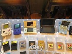 Lot Nintendo Game Boy, Couleur, Advance Sp, Jeux Ds Lite, 3ds 56 Et Access. Sensationnel