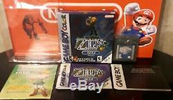 Lot Of Legend Of Zelda Gba & Gameboy Color 100% Jeux Complets Et Emballés
