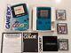 Lot Rare De Manuels Et Jeux Nintendo Game Boy Color En Boîte Turquoise