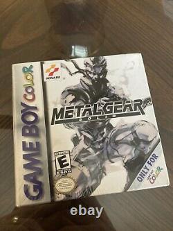 Métal Gear Solid Factory Seeled Voir Photos Nintendo Gameboy Couleur Gbc Wata Vga Rdy