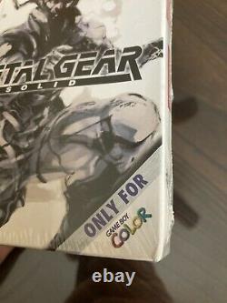 Métal Gear Solid Factory Seeled Voir Photos Nintendo Gameboy Couleur Gbc Wata Vga Rdy