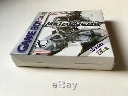 Metal Gear Solid Nintendo Game Boy Color Nouveau Très Rare Scellé Lire La Description