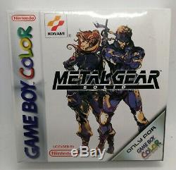 Metal Gear Solid Pour Nintendo Game Boy Color Pal Neuf Scellé