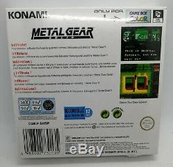Metal Gear Solid Pour Nintendo Game Boy Color Pal Neuf Scellé