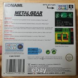 Metal Gear Solid en excellent état - Jeu complet Gameboy Color GBC EUR UK