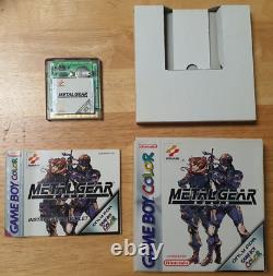 Metal Gear Solid en excellent état - Jeu complet Gameboy Color GBC EUR UK