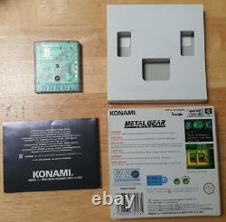 Metal Gear Solid en excellent état - Jeu complet Gameboy Color GBC EUR UK