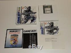 Metal Gear Solid (nintendo Game Boy Color, 2000) Complet En Boîte Cib. Agréable
