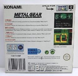 Metal Gear Solid (nintendo Game Boy Color, 2000) Version Européenne