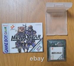 Métal Gear Solide pour Nintendo Game Boy Color Authentique