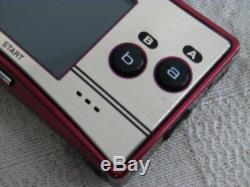 Micro-console Nintendo Gameboy Z5480 Adaptateur Famicom Couleur Japon Avec Pochette