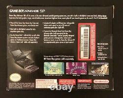 Mint Condition Nintendo Game Boy Advance Sp Console De Poche Onyx Black