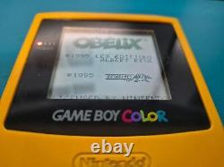 NINTENDO GAMEBOY console jaune de couleur Nintendo Gameboy