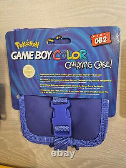 NOUVEAU Lot Rétro Vintage de 5 étuis de sac Pokemon Nintendo Gameboy Game Boy Color GBC