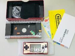 Nintendo 2005 Game Boy Micro Famicom Version Japan Limited Rare En Boîte Complète