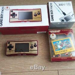 Nintendo 20th Anniversary Edition Famicom Game Boy Color Micro Set Du Japon