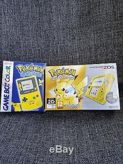 Nintendo 2ds Limited 20th Anniversary Pokemon Edition Et Pokemon Gameboy Color