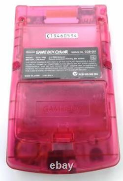 Nintendo Cgb-001 Sakura Wars Clair Cerise Rose Jeu Garçon Couleur