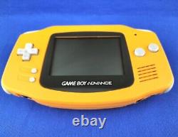 Nintendo Game Boy Advance Agb-001 Gba Spice Orange Japon Importation Travail Testé