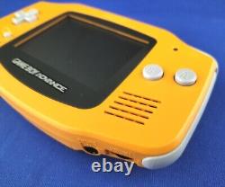 Nintendo Game Boy Advance Agb-001 Gba Spice Orange Japon Importation Travail Testé