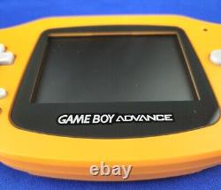 Nintendo Game Boy Advance Agb-001 Gba Spice Orange Japon Importation Travail Testé